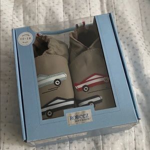 Robeez NIB race car moccasins